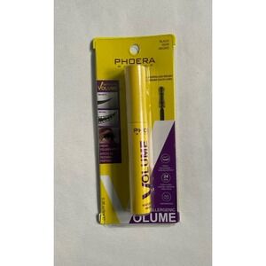 PHOERA Volumizing Waterproof Mascara False Lash Effect Fiber Curling Vegan‎